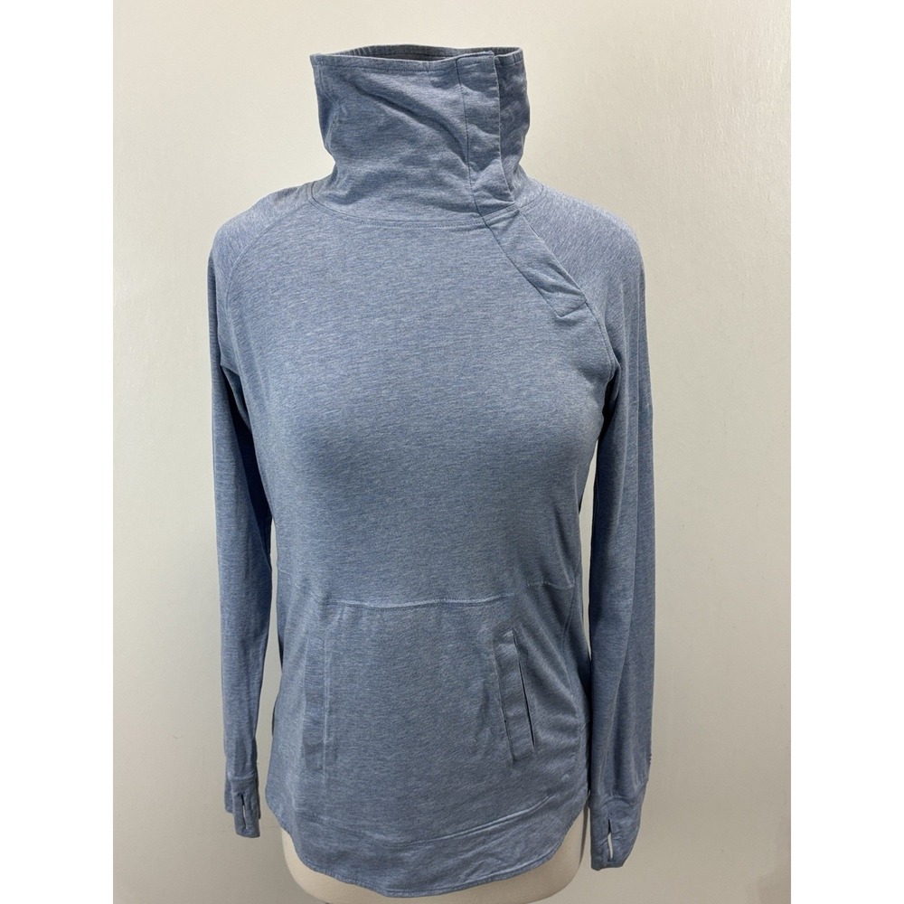 Coolibar UPF 50+ Women's Sea Breeze Funnel Neck Top Sun Protective Xsmall XS Blu